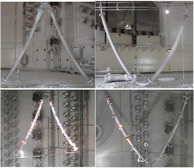 電力閃絡(luò)測試環(huán)境氣候室閃絡(luò)試驗(yàn)過程(圖2)